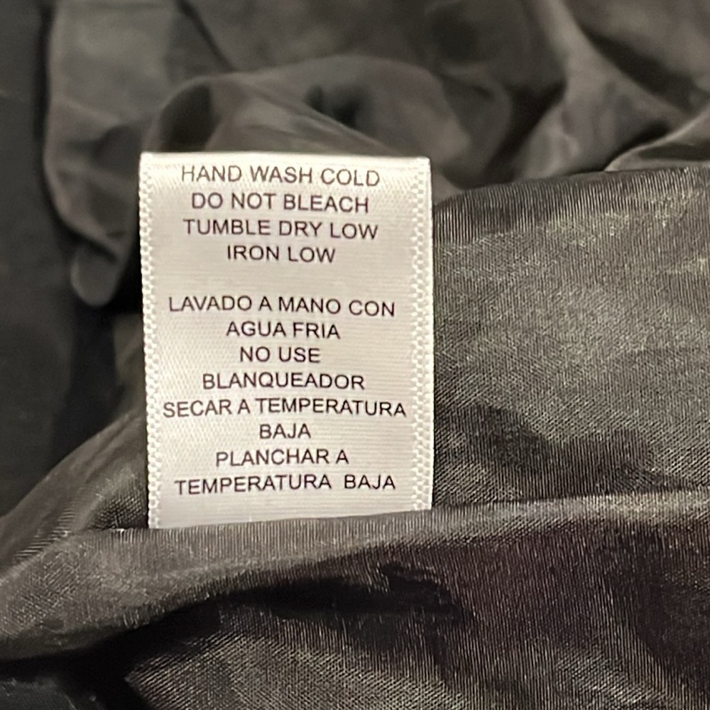Love Tree Black satin embroidered Bomber Jacket. - Picture 7 of 10